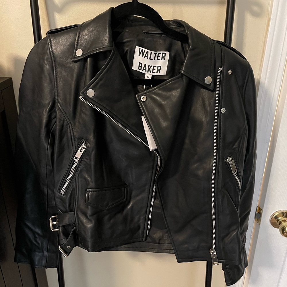 Walter Baker Liz real Leather Moto jacket